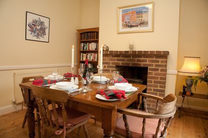 Dining Area with Woodburner