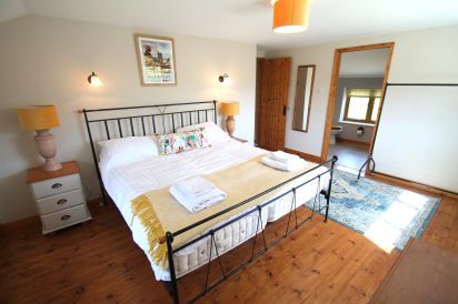 Middle Stolford master bedroom with super king bed