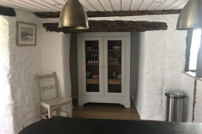 Middle Stolford Cottage inglenook