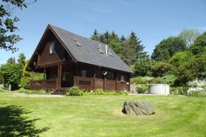 log cabin in wales