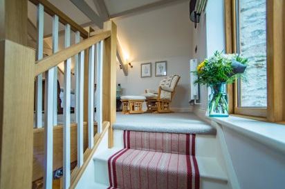The Cow Shed stairway to a peaceful nights sleep