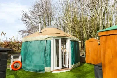 Lakeside Yurt Unusual Self Catering with Hot Tub