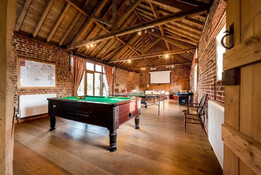 Cottage complex games room