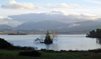 Beautiful Loch within Scottish National Park