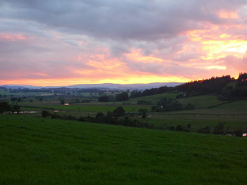 Northumberland sunset